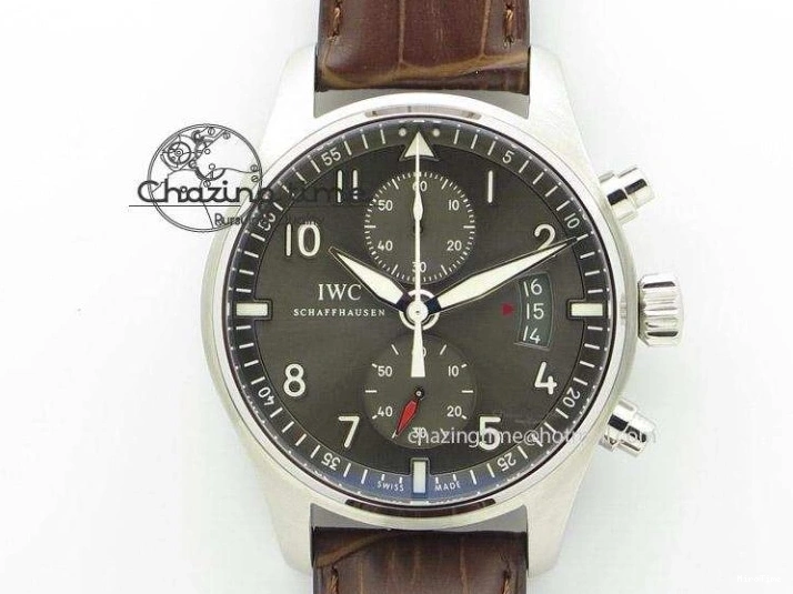 MIROTIME 0807 Affordable Ingeniuer St.Laurens SS Brown Dial MK 1:1 Best Edition On Black Leather Strap A 7365